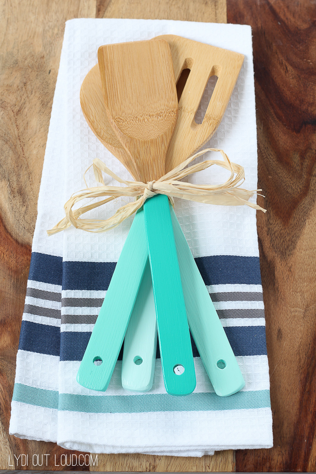 DIY Ombre Kitchen Utensils