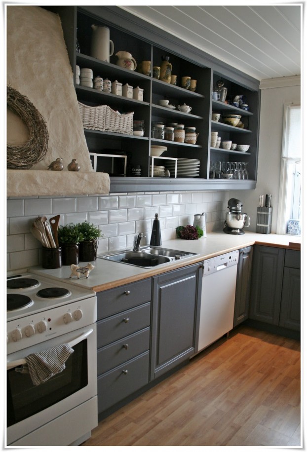 Kitchen Open Shelves 40